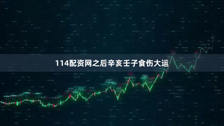114配资网之后辛亥壬子食伤大运